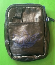 Vintage Adidas Mini Trefoil logo Festival Bag, with Belt Loop (no Carry Strap)