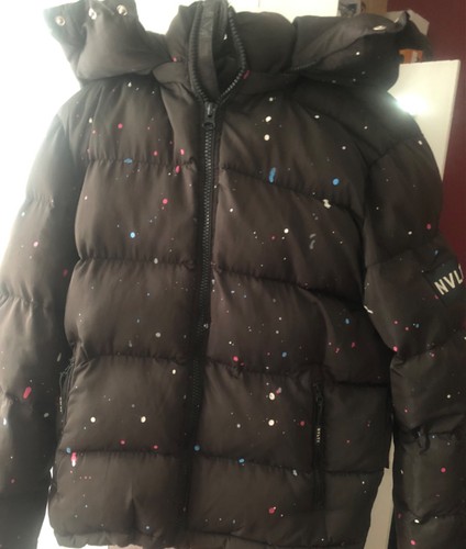 Nvlty paint splatter puffer - nvlty,