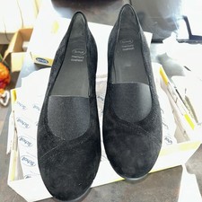 Dr Scholl Women’s black 1” Wedge Heel NEW UNWORN BOXED size 7 Memory Cushion