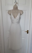 Fit flare dress white - fit, &