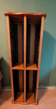 Vintage Solid Wood CD Storage 120 CD Capacity