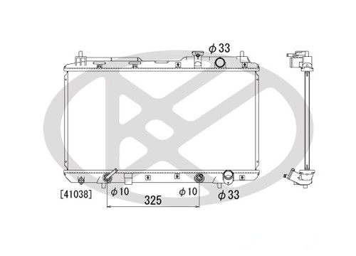 Radiator engine cooling - radiator,
