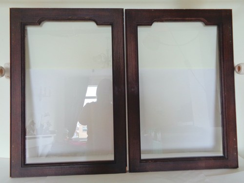 Wooden doors with - doors, panes