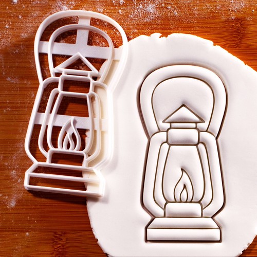 Hurricane lantern cookie - lantern,