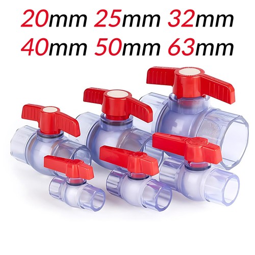 Clear pvc fittings ball valves - pvc,