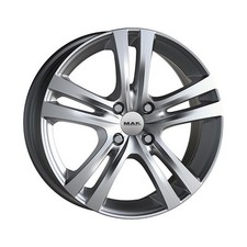 ALLOY WHEEL MAK ZENITH FOR PEUGEOT 2008 GT 6.5X16 4X108 LIGHT TITAN B1V