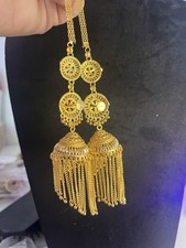 Gold Plated Jhumka Earrings 