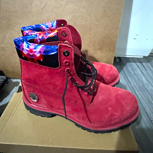 Timberland men red leather - timberland,