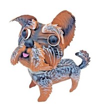 Yorkshire Terrier Metal Brown
