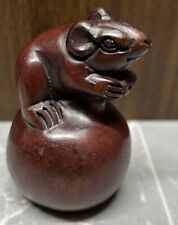 Netsuke Mouse on a Ball