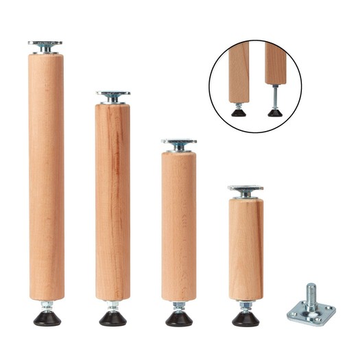Wooden cylinder adjustable bed - wooden,