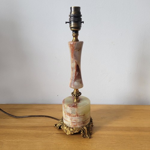 Vintage onyx table lamp - vintage,