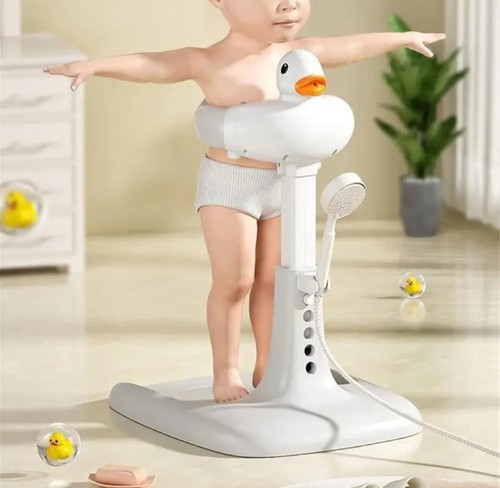 Cartoon duck baby - bath, stand