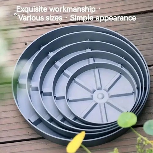 Round plastic water plant - plant, pot