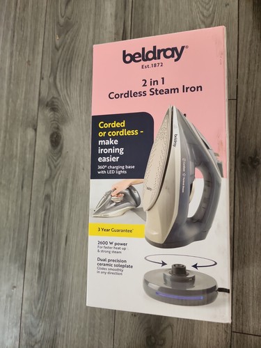 Beldray cordless steam - 2-in-1,