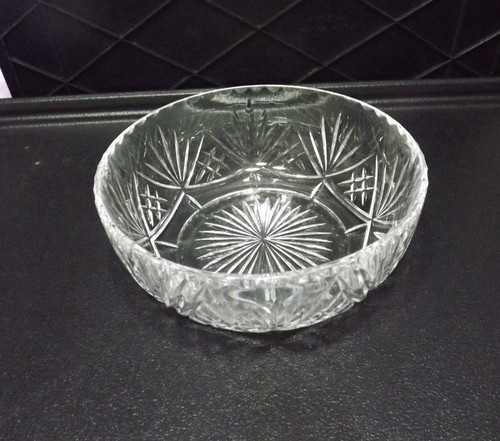 Glass fruit trifle bowl - glass,