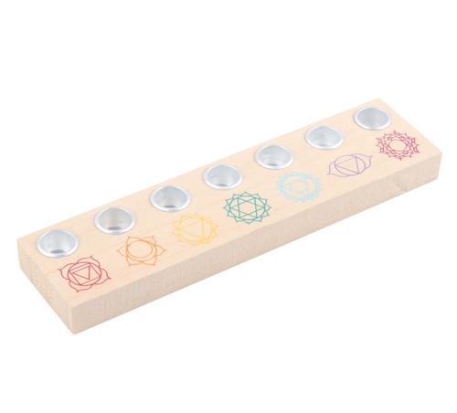 Seven chakras wooden - seven,