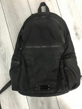 Undercover backpack, black, nylon with leather bottom, Undercoverism