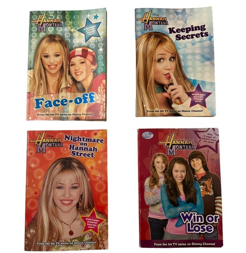 Hannah montana books lot 4 - hannah,