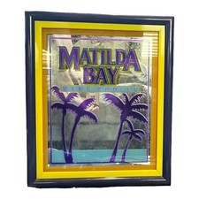 Bar Mirror Framed Wall Art Pub