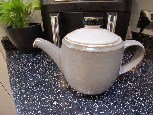 Denby grey jet teapot - jet,