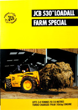 Original JCB 530-70 Loadall Farm Special Promotion Brochure English Text