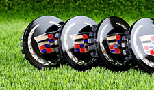 4Pcs Black Wheel Center Hub
