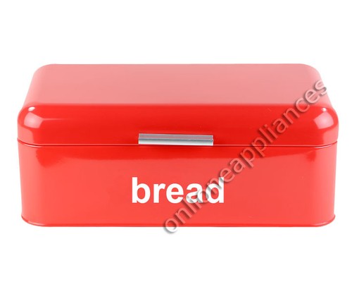 Retro style bread bin steel - bin,