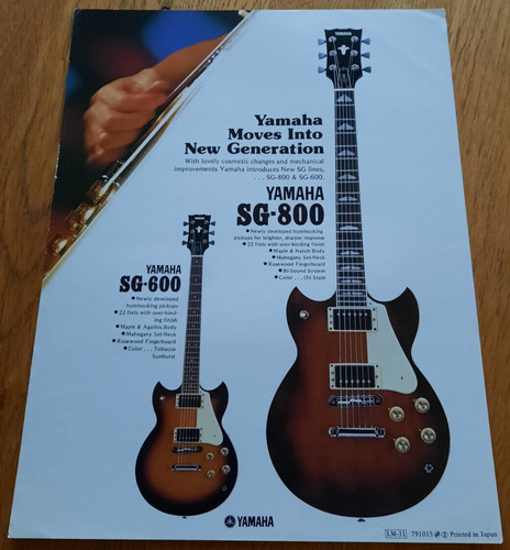 Yamaha 800 sg 600 - sg-800, sg-600