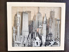 Crystal Lines 3D Layered Jigsaw Puzzle Architectural Fantasy 3 seperate puzzles