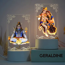 3D LED Illuminated Hindu God