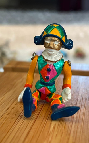 Hantel pewter figurine - pewter,