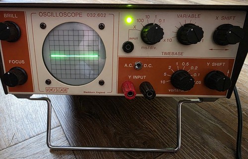 Unilab oscilloscope 032 602 - unilab, oscilloscope,