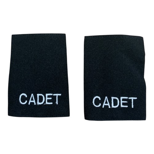 Cadet rank slides - cadet,