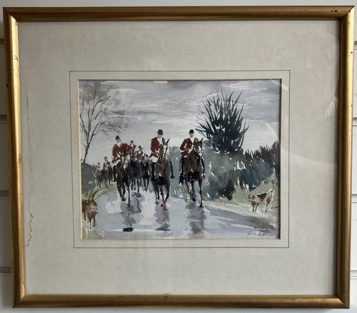 Vintage watercolour painting - vintage,