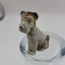 Fox Terrier Figurine Germany Vintage Dog Porcelain