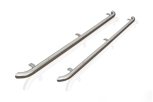 Chrome stainless side bars - stainless,