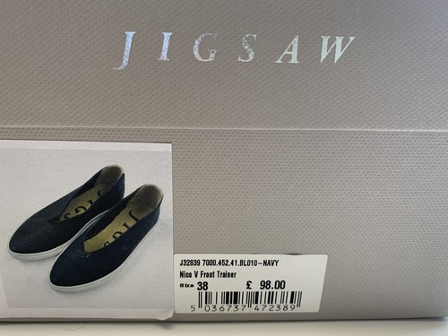 Jigsaw navy slip shoes - navy,