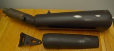 Moto Guzzi V7 850 Stone 2022 Left Exhaust Silencer Needs Painting