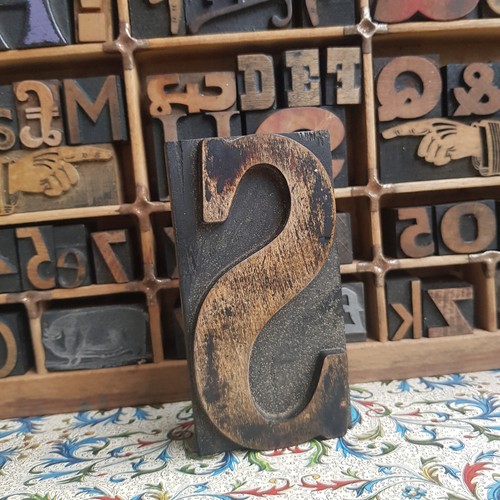 Wooden letterpress printing - wooden,
