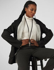 MarlaWynne / WynneLayers 2 Tone Reversible Jacket, M, Black/Grey, NEW (RRP £119)