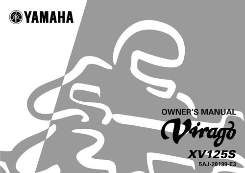 Yamaha owners manual - manual, 2000