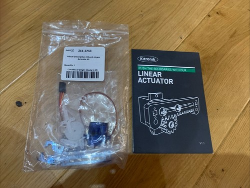 Kitronik linear actuator kit - kitronik,