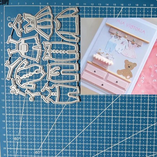 Baby clothes metal cutting - clothes,