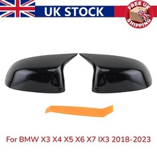 2× Gloss Black Wing Mirror