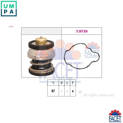 Thermostat coolant 7976 for - coolant, 7.7976
