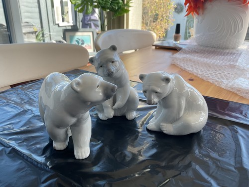 Lladro set three polar - /,