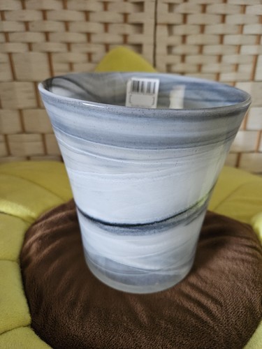 Recycled glass orchid pot - 🐞recycled,