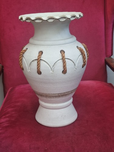 Large handmade terracotta urn - large,