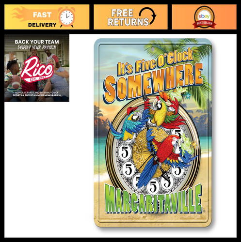 Margaritaville metal parking - metal,